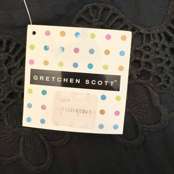 Gretchen Scott Designs Black Floral Lace Sleeveless Shift Dress Small NWT - Picture 5 of 11